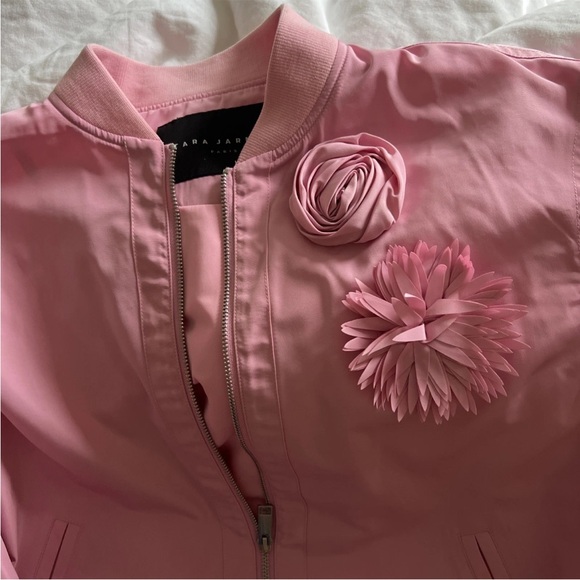 Tara Jarmon Paris Blush Bomber Jakcet NWT Size 38 - Picture 13 of 14